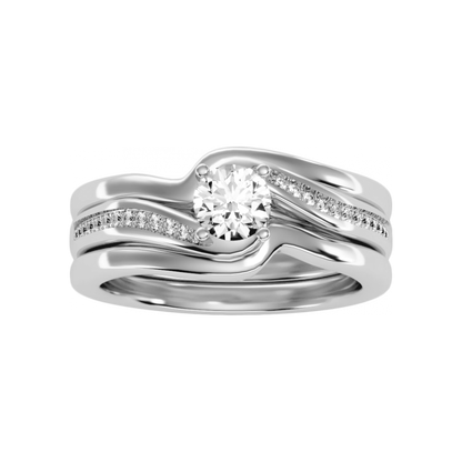 The Brilliant Solitaire Ring In 925 Sterling Silver - Four