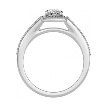 The Captivating Halo Ring - One