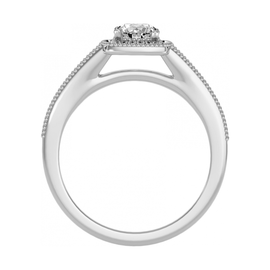 The Captivating Halo Ring - One