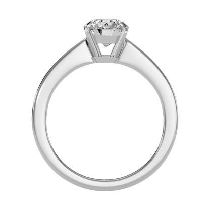 The Charming Solitaire Ring In 925 Sterling Silver - One