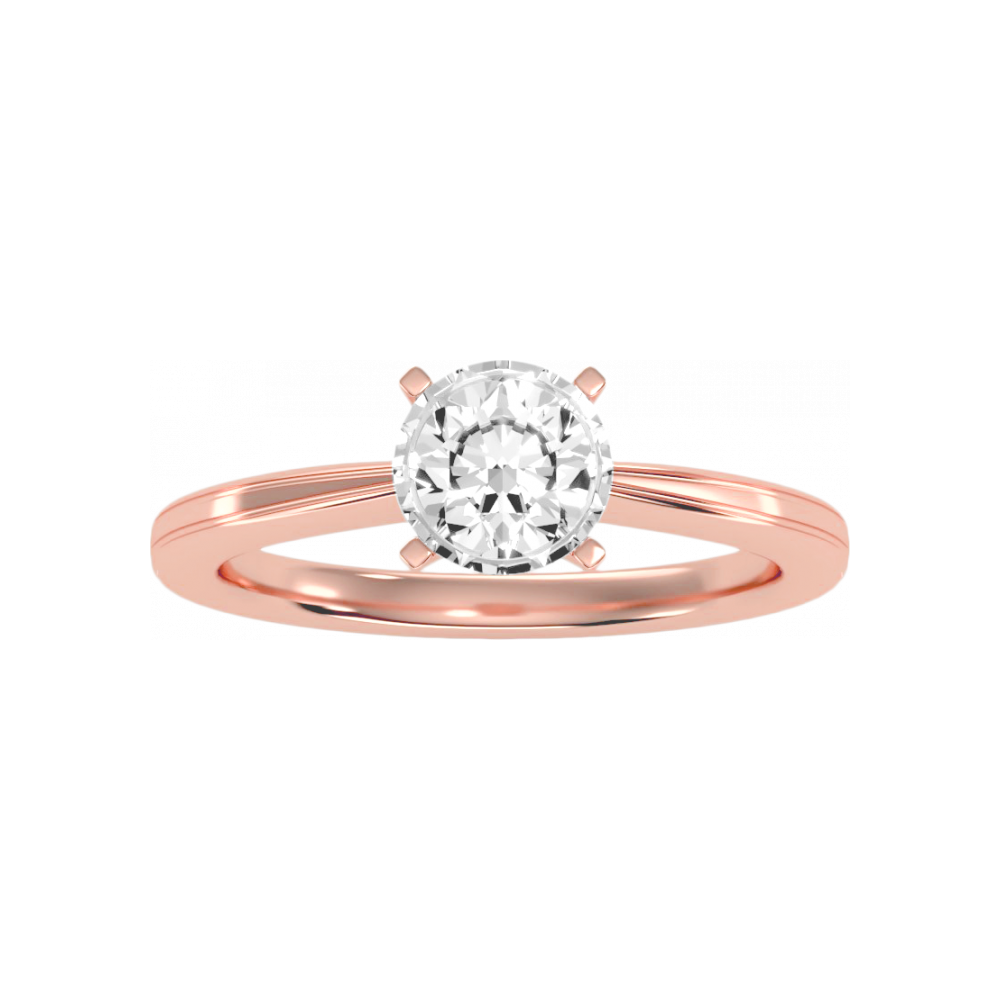 The Charming Solitaire Ring In 925 Sterling Silver - Twelve