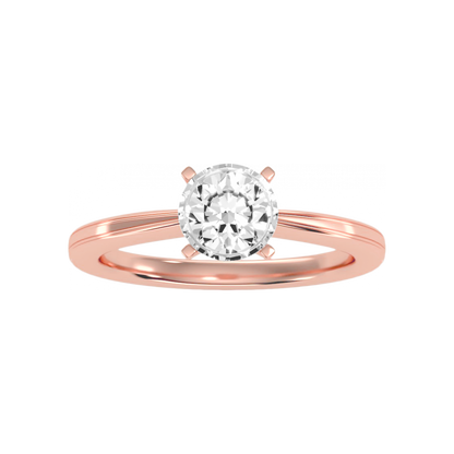 The Charming Solitaire Ring In 925 Sterling Silver - Twelve
