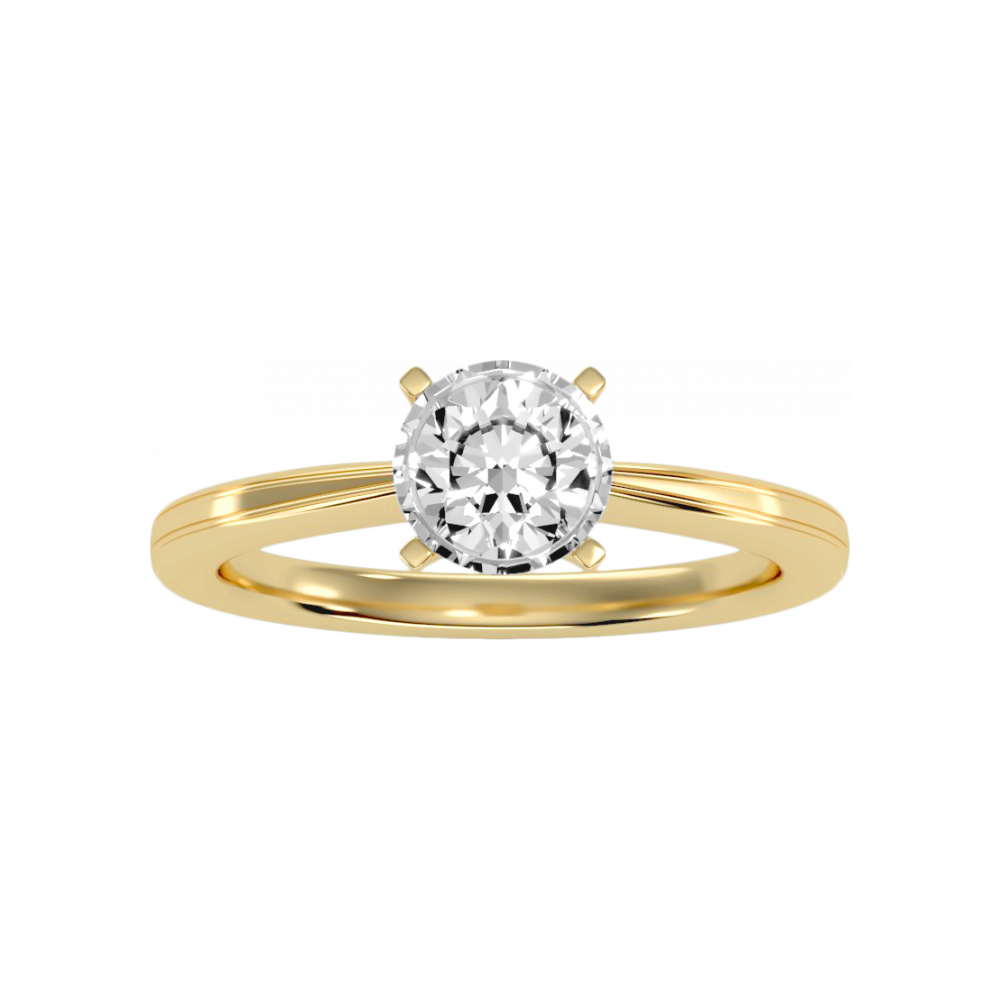 The Charming Solitaire Ring In 925 Sterling Silver - Eight