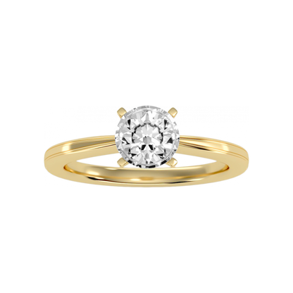 The Charming Solitaire Ring In 925 Sterling Silver - Eight