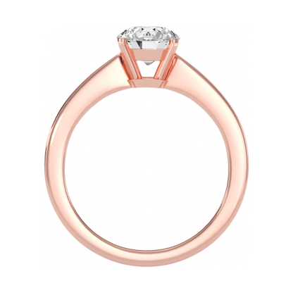 The Charming Solitaire Ring In 925 Sterling Silver - Nine
