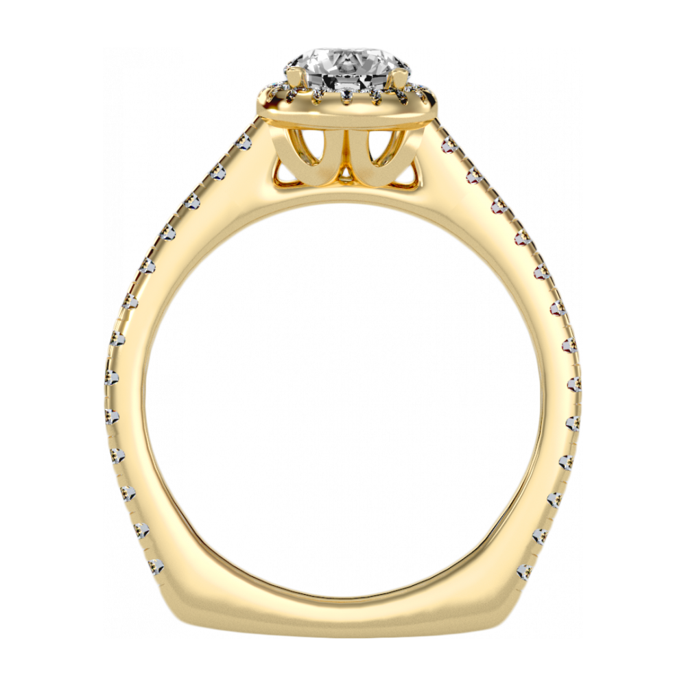 The Classy Halo Ring - Five