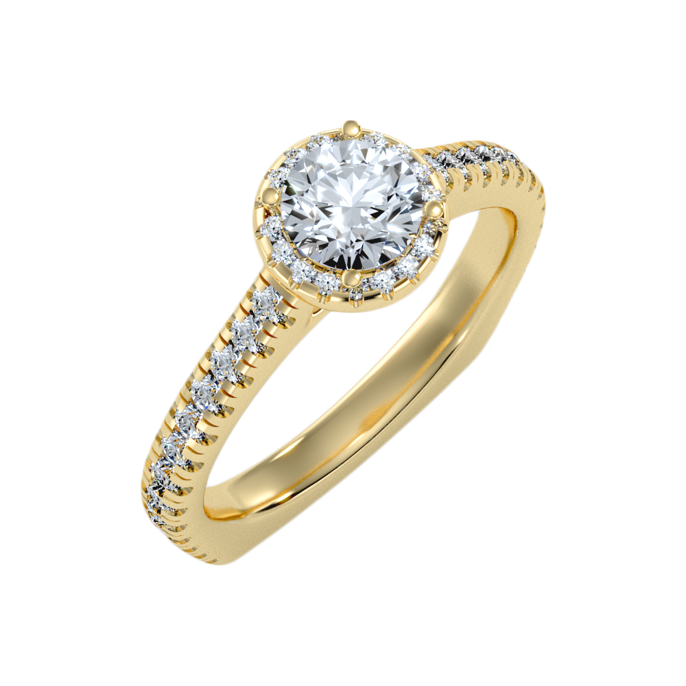 The Classy Halo Ring - Six