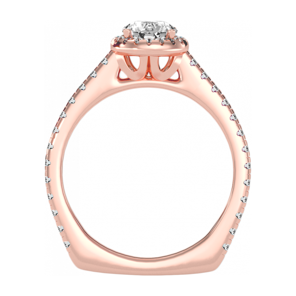 The Classy Halo Ring - Nine
