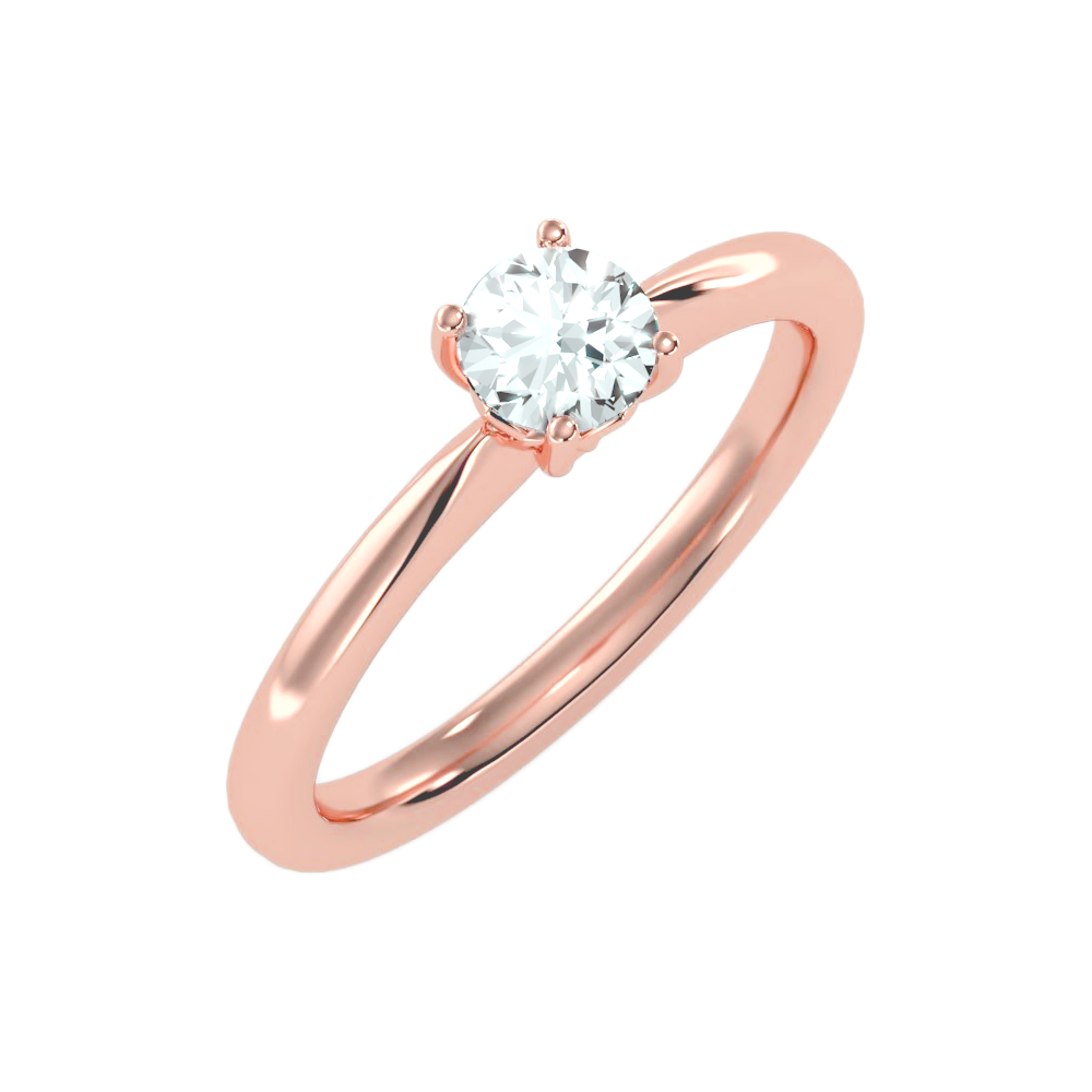 The Comfortable Solitaire Ring - Ten