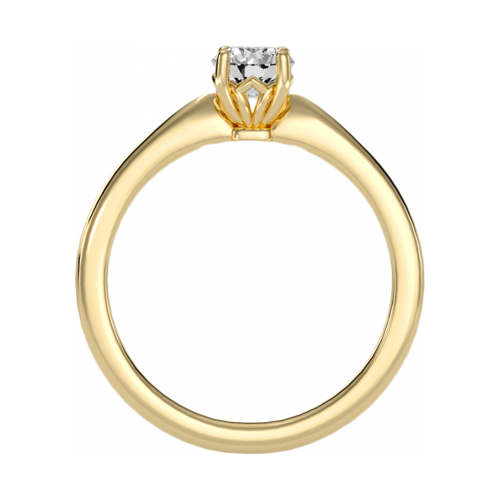 The Comfortable Solitaire Ring - Five