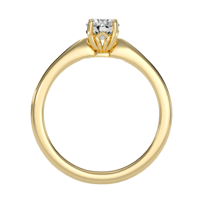 The Comfortable Solitaire Ring - Five