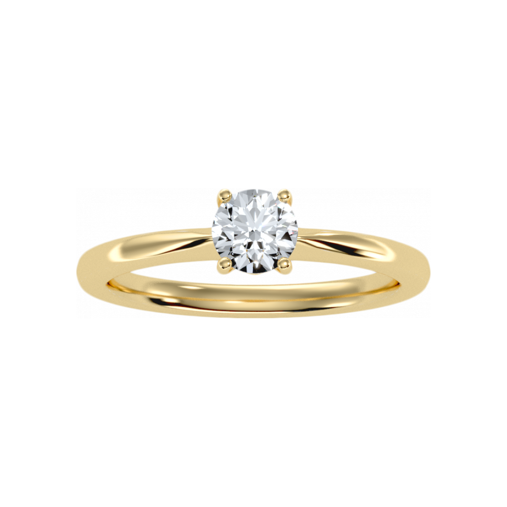 The Comfortable Solitaire Ring - Eight