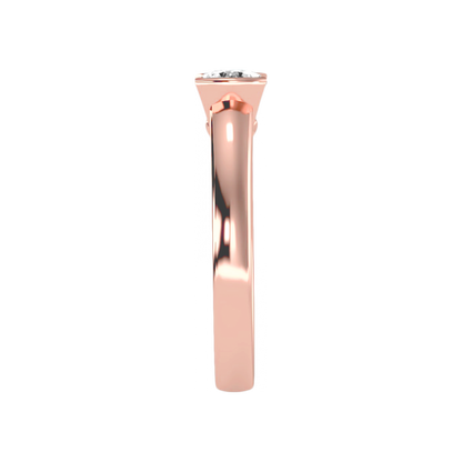The Comical Solitaire Ring In 925 Sterling Silver - Eleven