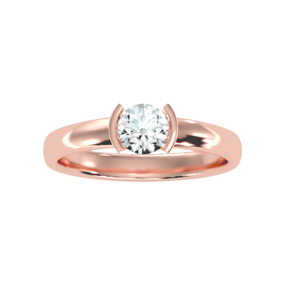 The Comical Solitaire Ring In 925 Sterling Silver - Twelve