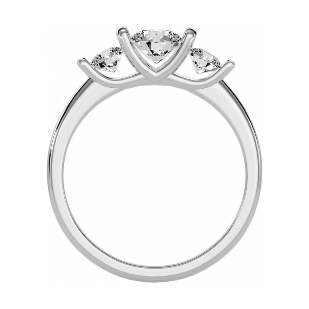 The Complimenting Engagement Ring In 925 Sterling Silver - One