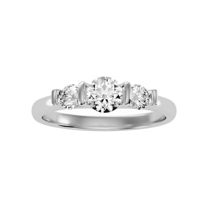 The Complimenting Engagement Ring In 925 Sterling Silver - Four
