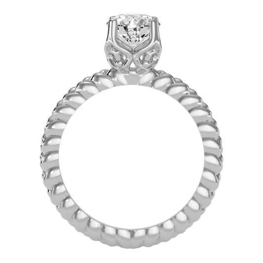 The Complimenting Solitaire Ring - One