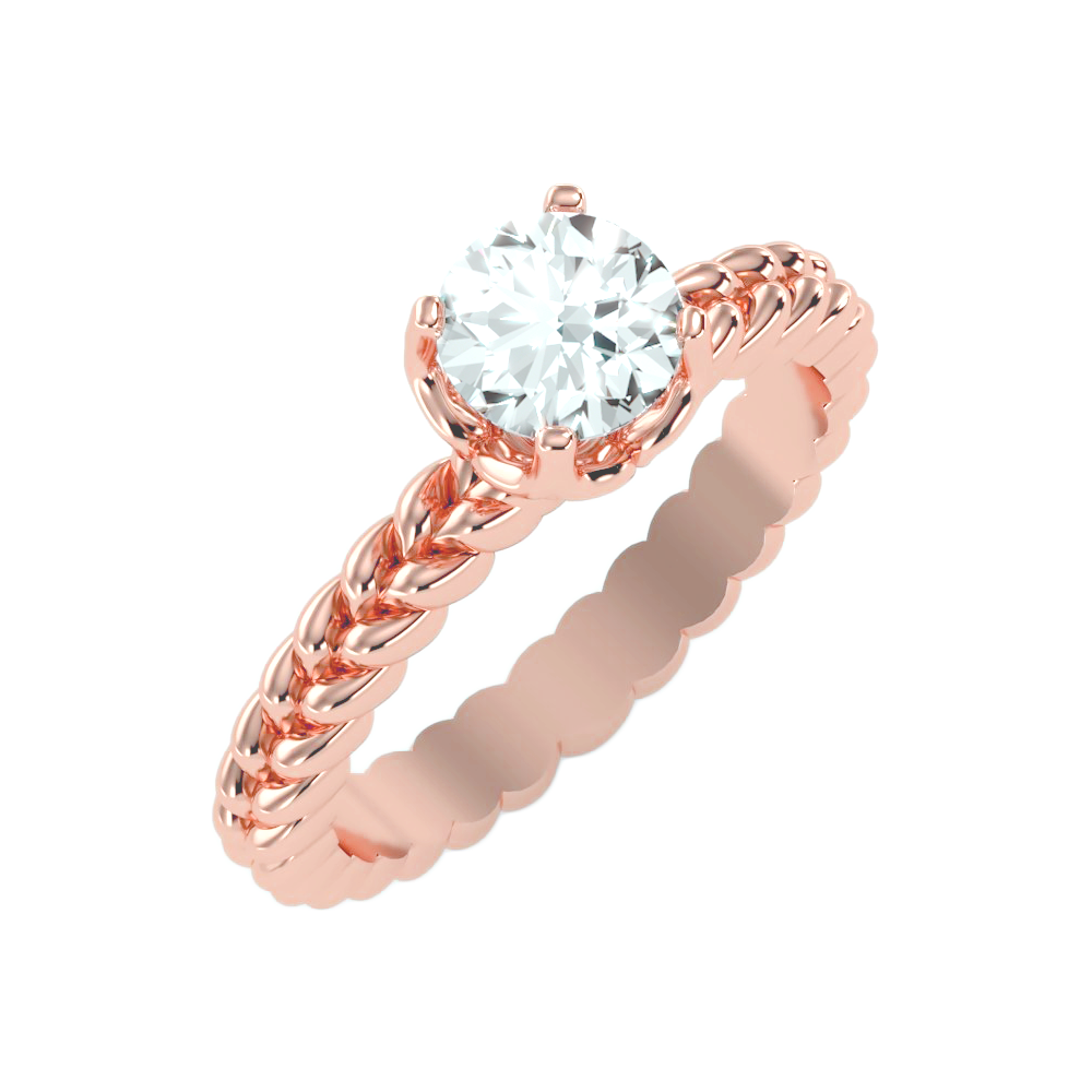 The Complimenting Solitaire Ring - Ten