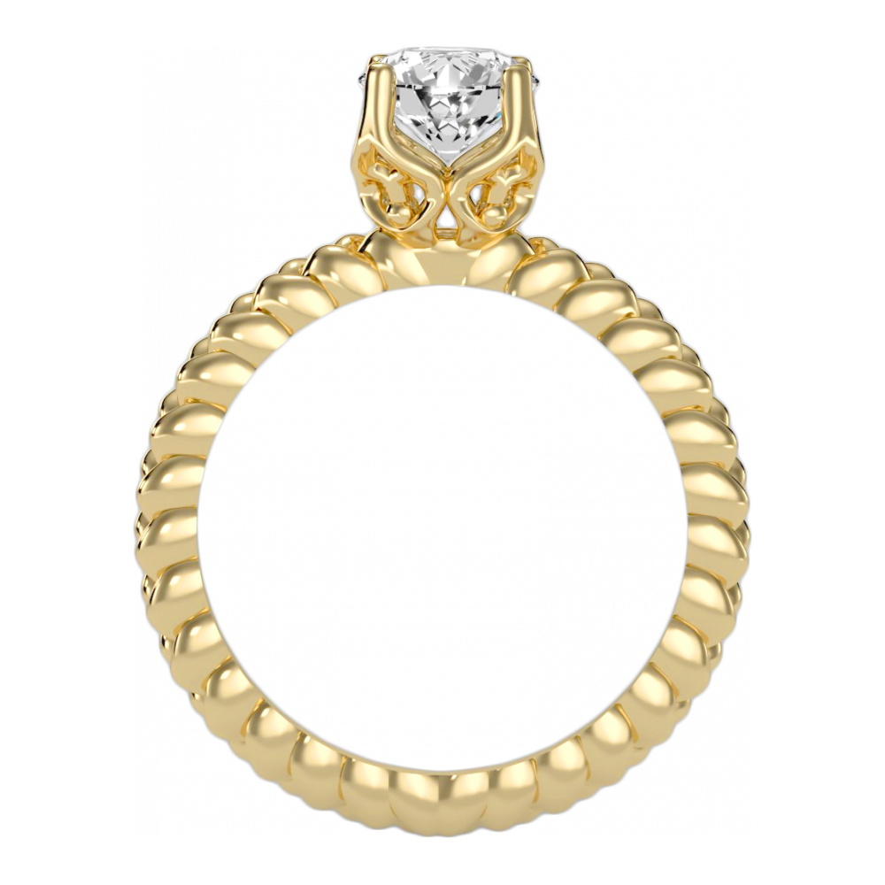 The Complimenting Solitaire Ring In 925 Sterling Silver - Five