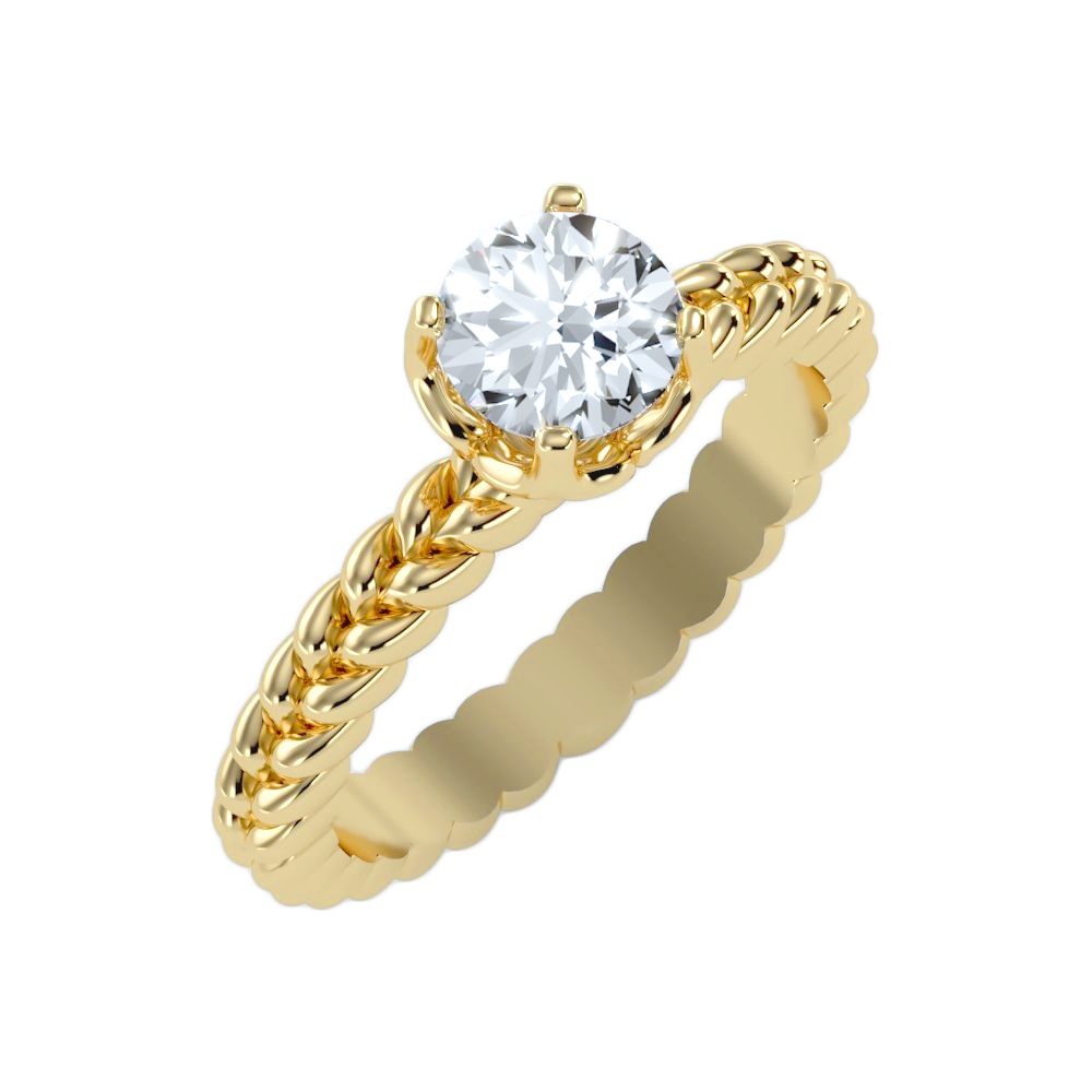 The Complimenting Solitaire Ring - Six