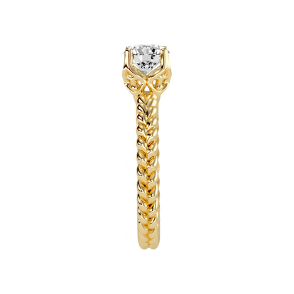 The Complimenting Solitaire Ring - Seven