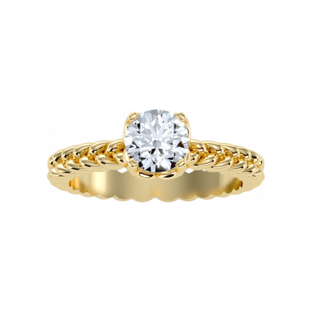 The Complimenting Solitaire Ring In 925 Sterling Silver - Eight