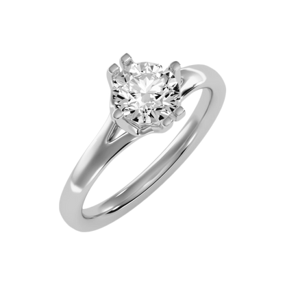 The Confident Single Stone Ring - Two