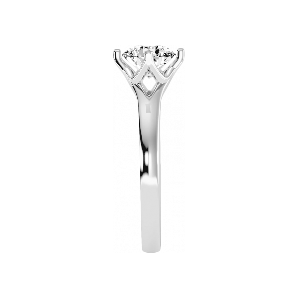 The Confident Single Stone Ring In 925 Sterling Silver - Three