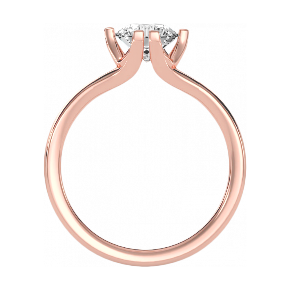 The Confident Single Stone Ring In 925 Sterling Silver - Nine
