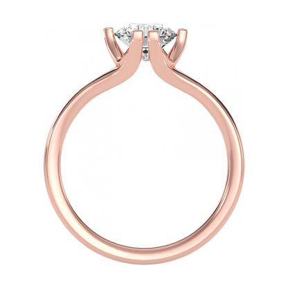 The Confident Single Stone Ring In 925 Sterling Silver - Nine