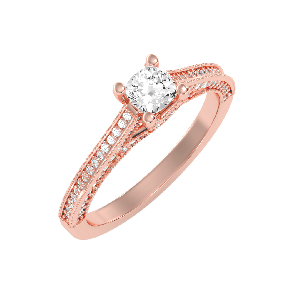 The Confounding Solitaire Ring - Ten