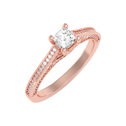The Confounding Solitaire Ring - Ten