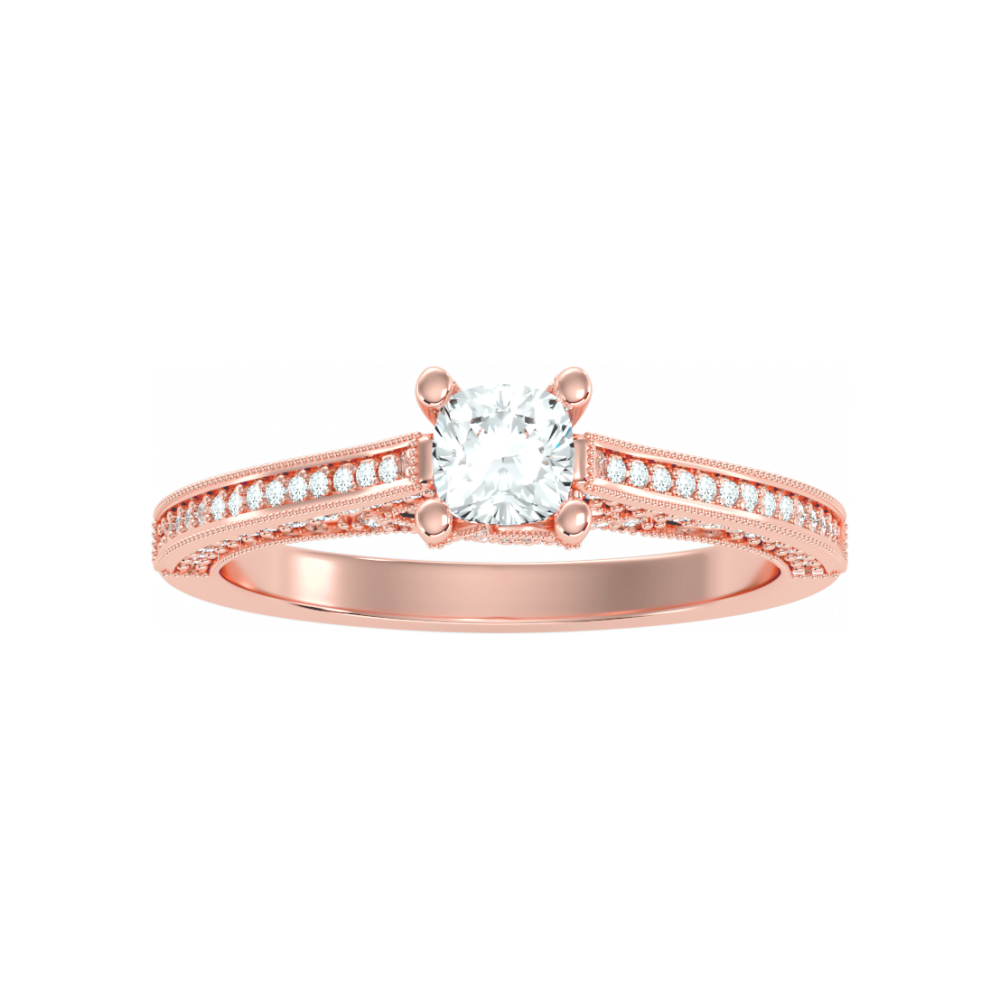 The Confounding Solitaire Ring In 925 Sterling Silver - Twelve