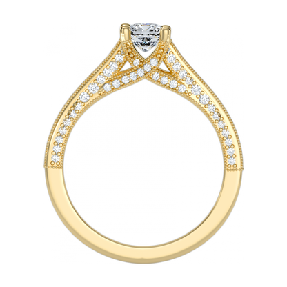 The Confounding Solitaire Ring - Five