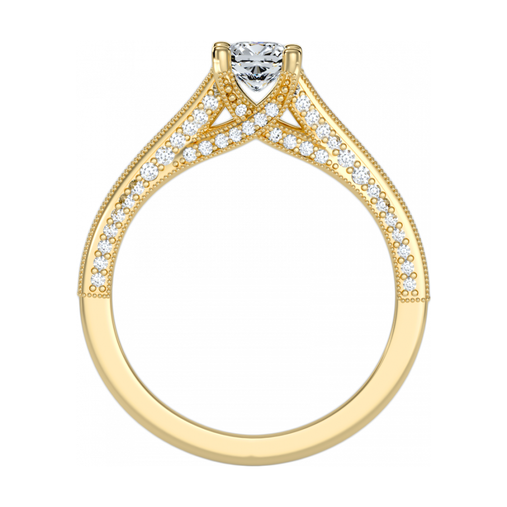 The Confounding Solitaire Ring In 925 Sterling Silver - Five