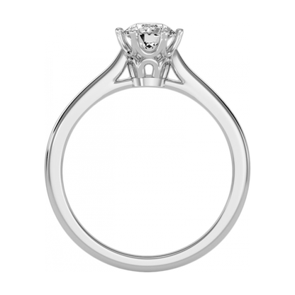 The Cosy Single Stone Ring In 925 Sterling Silver - One