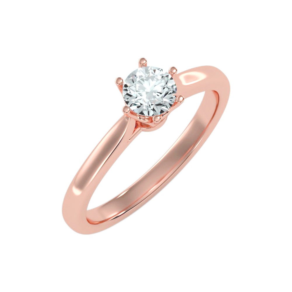 The Cosy Single Stone Ring In 925 Sterling Silver - Ten