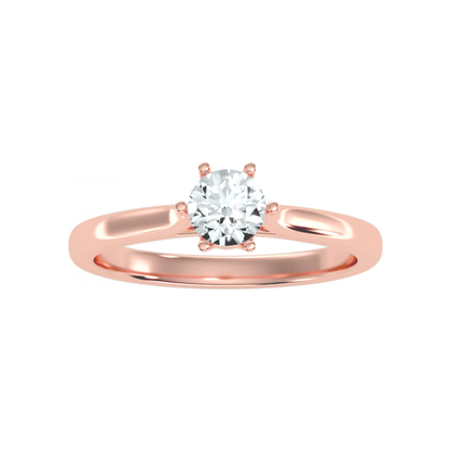 The Cosy Single Stone Ring In 925 Sterling Silver - Twelve