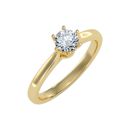 The Cosy Single Stone Ring - Six