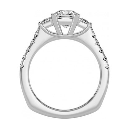 The Cutting Edge Three Stone Ring - One