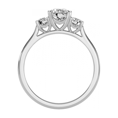 The Dainty Engagement Ring In 925 Sterling Silver - One