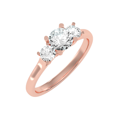 The Dainty Engagement Ring In 925 Sterling Silver - Ten