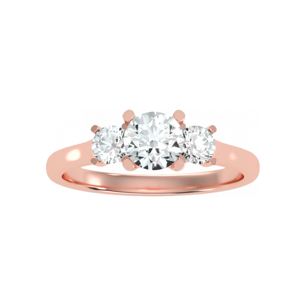 The Dainty Engagement Ring In 925 Sterling Silver - Twelve
