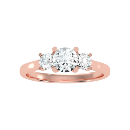 The Dainty Engagement Ring In 925 Sterling Silver - Twelve