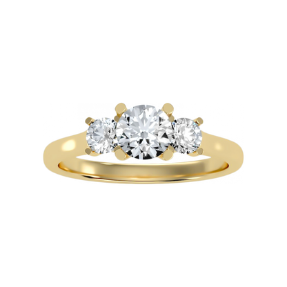 The Dainty Engagement Ring In 925 Sterling Silver - Eight