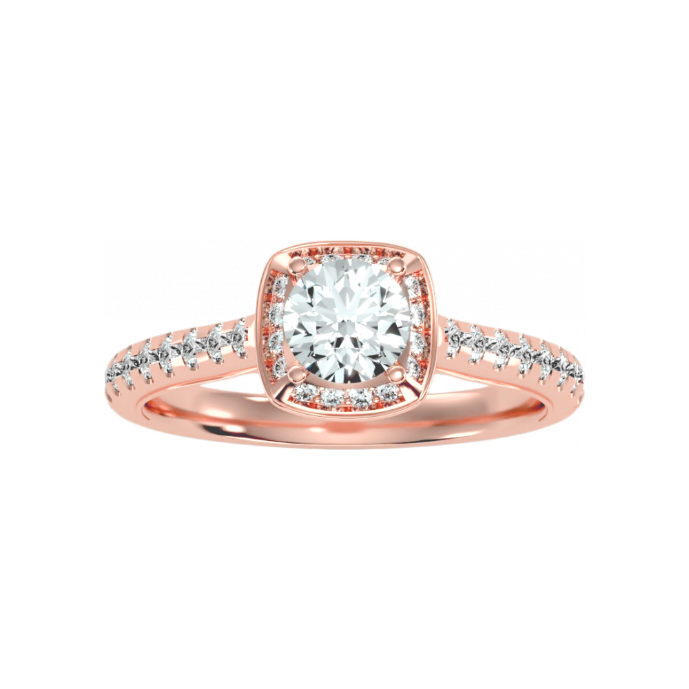 The Dazzling Halo Ring - Twelve