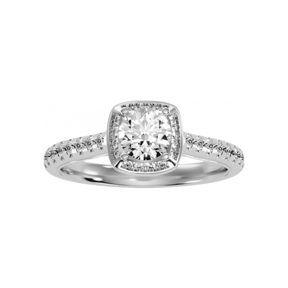 The Dazzling Halo Ring - Four