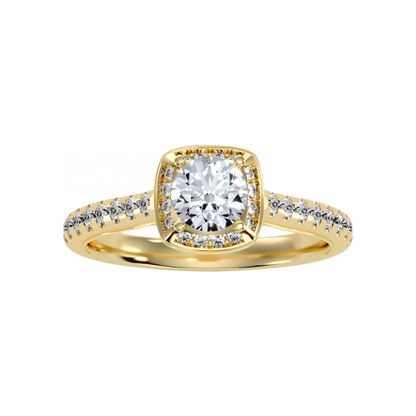 The Dazzling Halo Ring - Eight