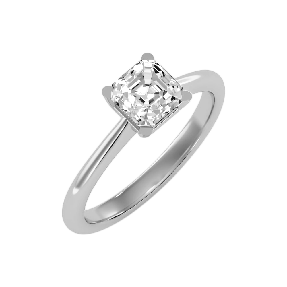 The Dazzling Solitaire Ring In 925 Sterling Silver - Two