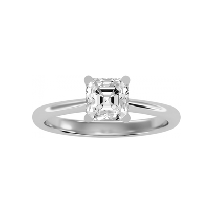 The Dazzling Solitaire Ring In 925 Sterling Silver - Four